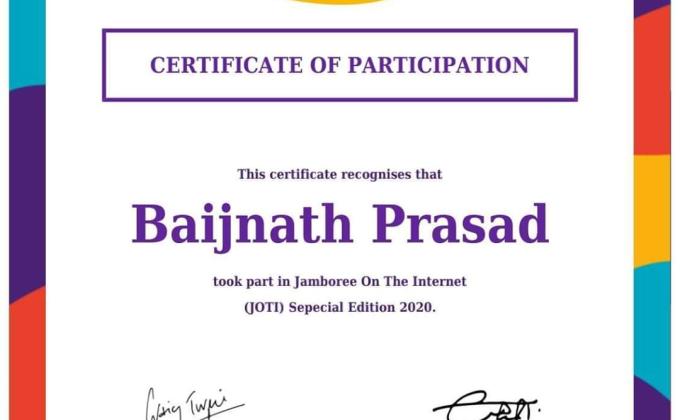  Digital Scouting Guiding
CHALLENGE - 1 #SpecialJoti