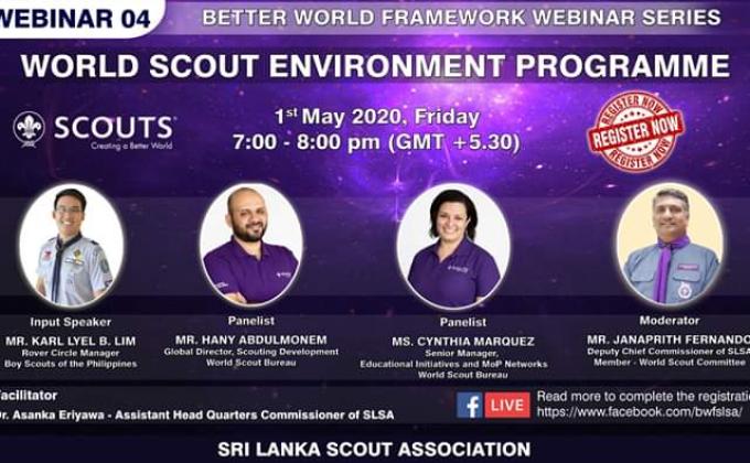 "World Scout Environment Program"Better World Framework Webinar Series - Webinar No 04