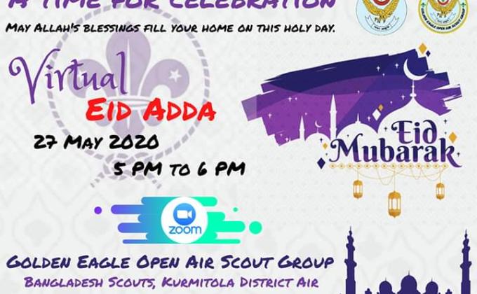 Virtual Eid Adda Golden Eagle Open Air Scout Group 