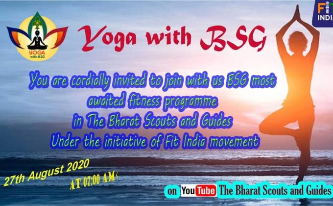 Welcome Ceremony of Yoga With BSG