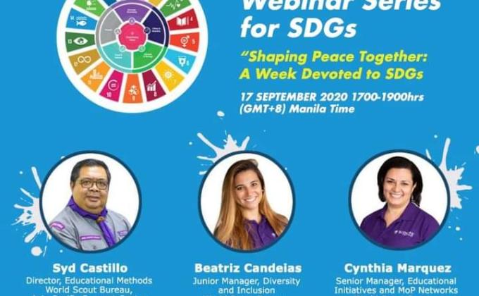 Scouting in the Asia-Pacific Region - 4th Day Webinar Series "Shaping Peace Together : A Week Devoted to SDGs"