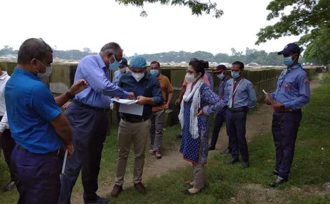 জাতীয় স্কাউট প্রশিক্ষণ কেন্দ্র" সিরাজগন্জ এর মাঠ পরিদর্শন