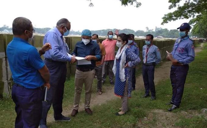 জাতীয় স্কাউট প্রশিক্ষণ কেন্দ্র" সিরাজগন্জ এর মাঠ পরিদর্শন

