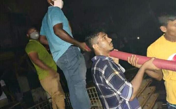 আগুন  নিভানো 