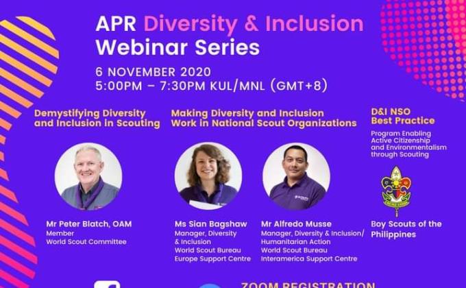 Scouting in the Asia-Pacific Region - 1st Day Diversity & Inclusion Webinar Series