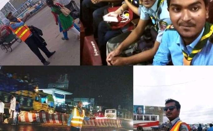 Road safety and Happy Journey in Eid festival.