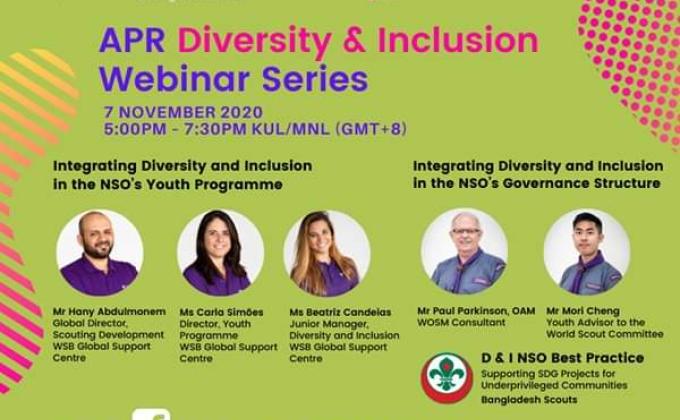 Scouting in the Asia-Pacific Region - 2nd Day Diversity & Inclusion Webinar Series