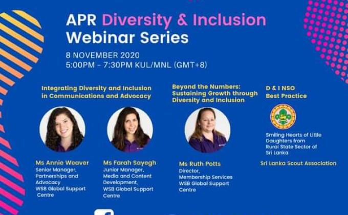 Scouting in the Asia-Pacific Region - 3rd and Last Day Diversity & Inclusion Webinar Series