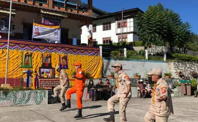 celebrating 65 birthday of fourth druk gyalpo