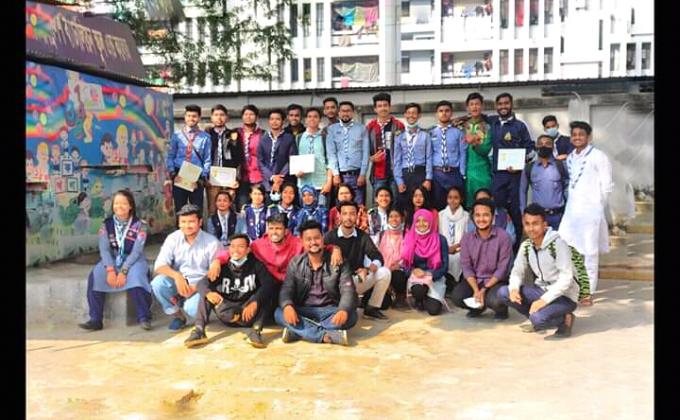 Annual group camp certificates distributing ceremony2020. 
