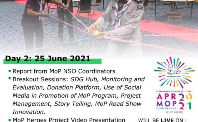 Asia Pacific region messenger of peace day 2

