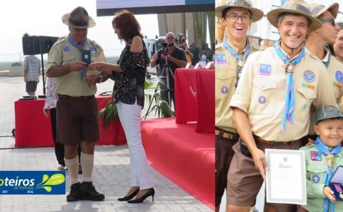 Grupo 77 Faro recebe a Medalha de Mérito - Grau Ouro