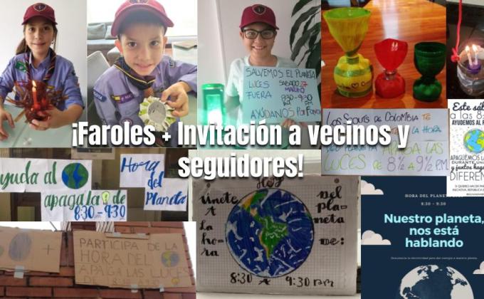 Hora del Planeta - Scouts de Colombia - Grupo Scout  123 Ávalon 