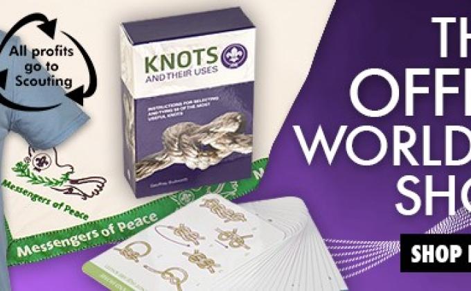 Scouting badges, clothing, collectors items, gifts and equipment