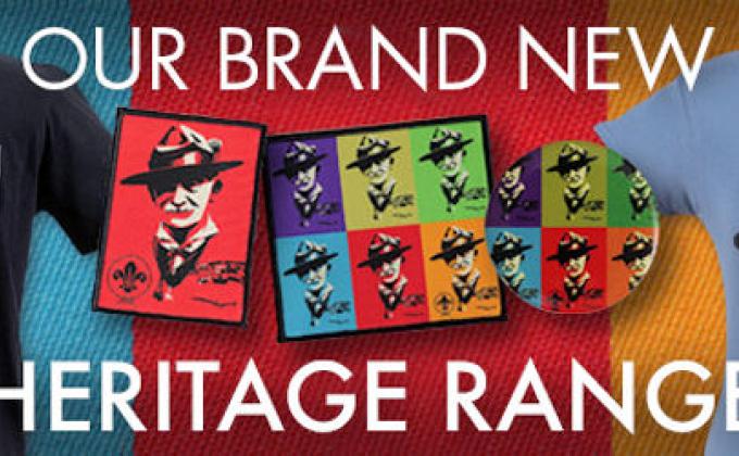 New Products! Baden-Powell Pop-Art Badges