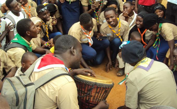 NIGER,  AFRICA SCOUT DAY 13 MARCH