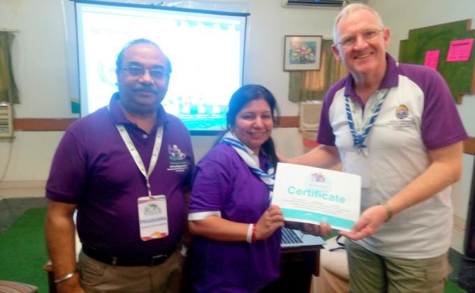 Receiving international certificatutr  