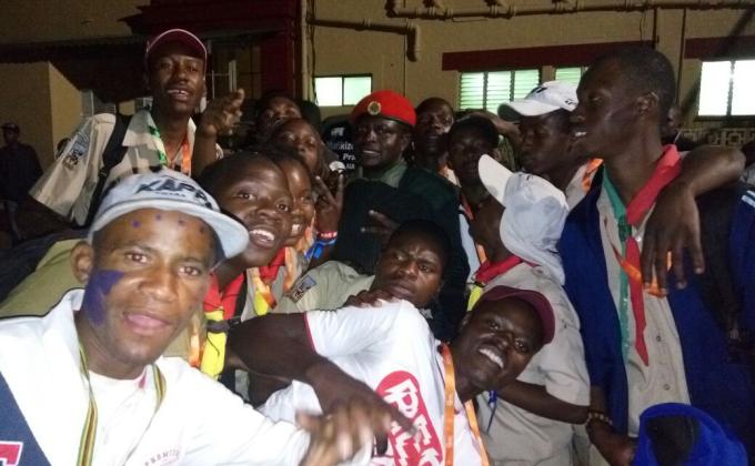 ZIMBABWE SCOUTS PROVIDE MEDICAL HELP TO HARARE AGRIC SHOW ARENA PARTICIPANTS DURING PERFOMANCE