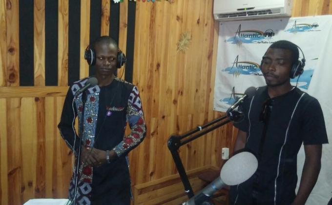 Le chef Joel DOSSOU sur l'émission grain de soleil matinale dans le cadre des préparatifs du 10 ème Forum Ouest Africain des Jeunes