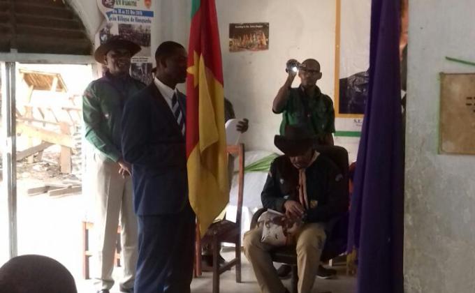 Installation du commissaire de district du wouri chez les scouts du cameroun