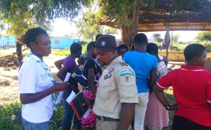 FIRST REFUGEE CAMP SCOUT GROUP IN ZIMBABWE
