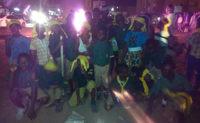 Retraite aux flambeaux secteur douala 5eme