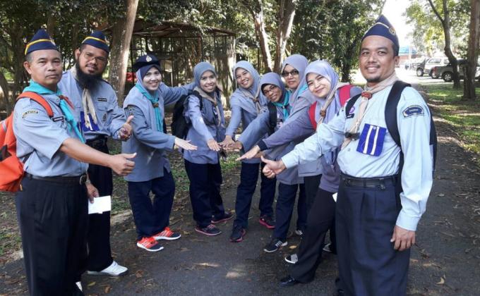 Xpdc kembara jalan kaki pengakap muda