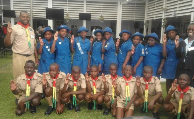 Zimbabwe Scouts an Guides Usher in the National Parliament Sitting 
