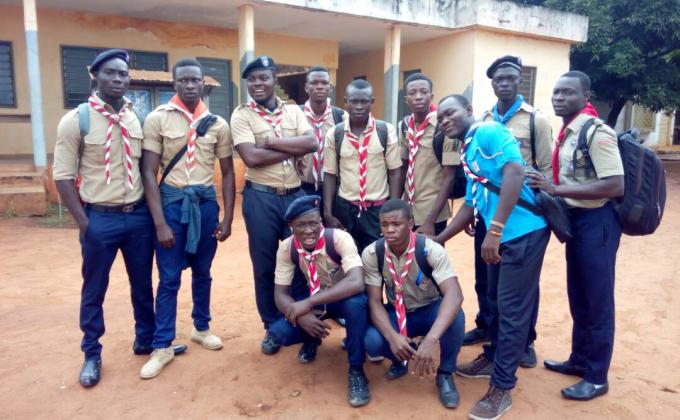 fin de formation des chefs d'unités du week-end et depart routier