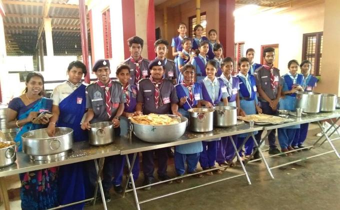 Service in Janardhana Swami Temple