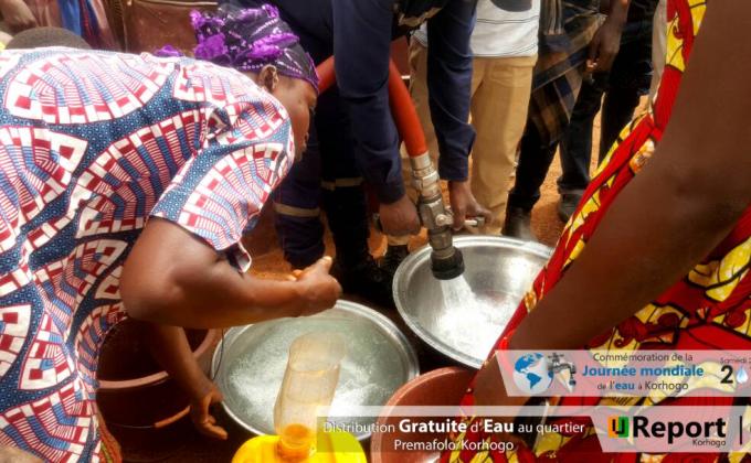 Commémoration de la journée mondiale de l'eau à Korhogo 