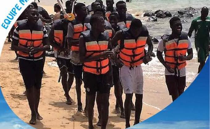 Projet Badge de bois " Camps Nautiques "