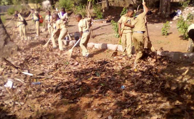Cleaning the Environment during the Nyerere Day 14th October 2018