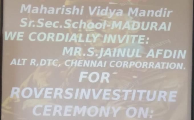ROVERS INVESTITURE  PROGRAM