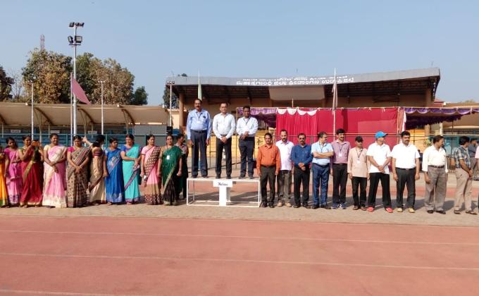 "Sports Day Celebreation 2019 by Dr G Shankar Government Women's First Grade College and P G Study Centre college Ajjarkadu,Udupi district,Karnataka state,India.