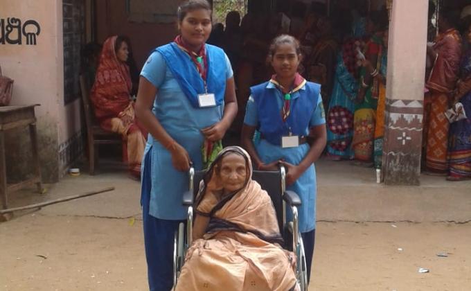 social service at dhelsara village sundargarh