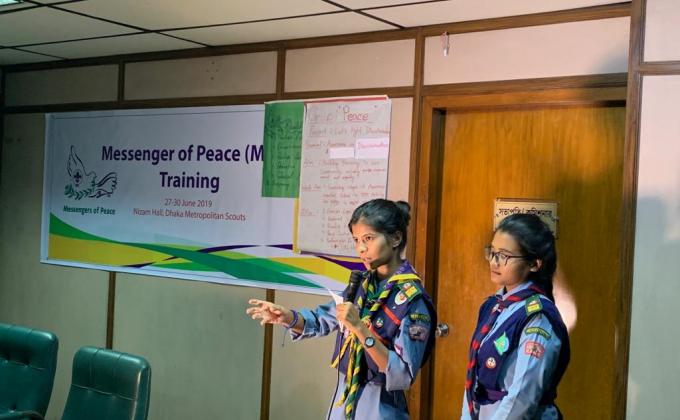 MessengersOfPeace Training in Bangladesh 