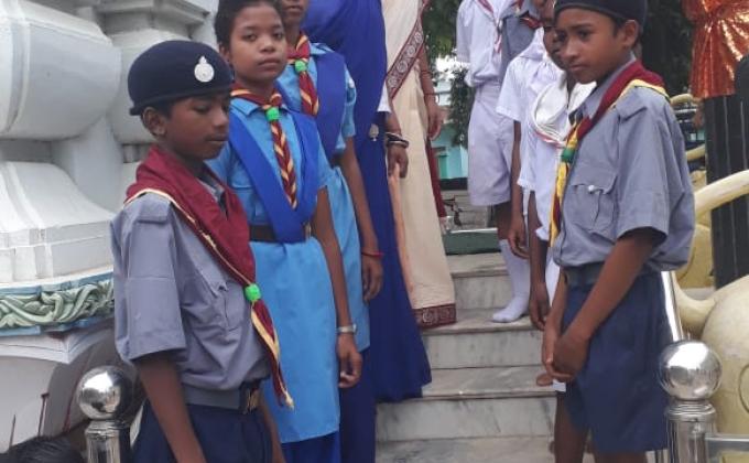 social service in sibji mandir At sundargarh