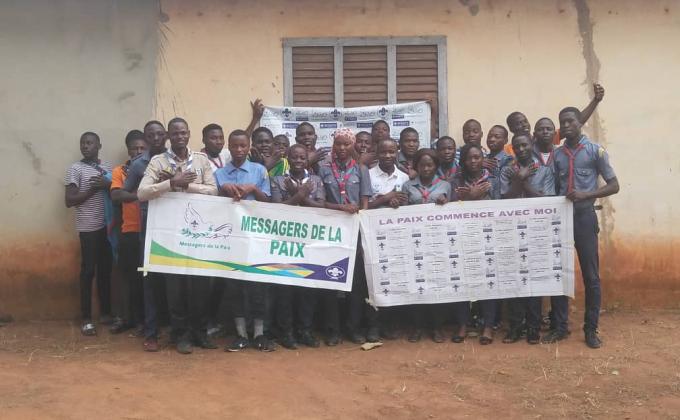 Echange avec les scouts universitaires sur le programme MOP et les ODDs. 