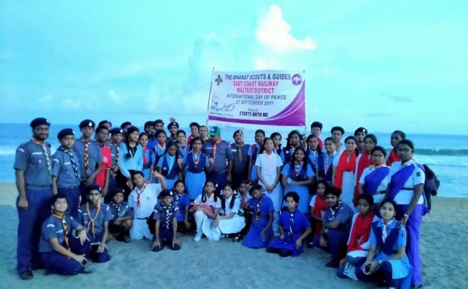 Beach Cleaning # Climate Action # International Peace Day 2019 # 143K 