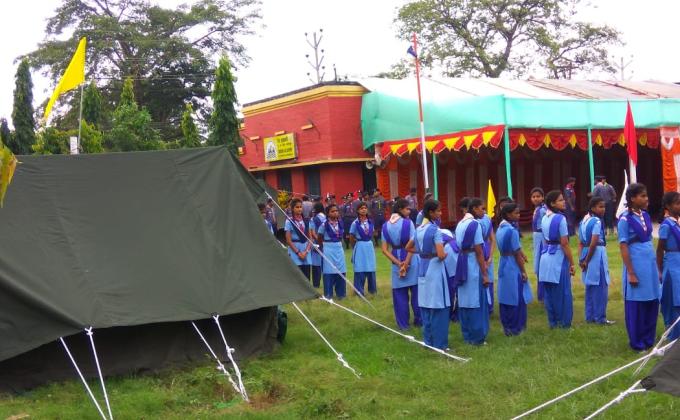 2 day workshop WAGGGS in Scout Den ..