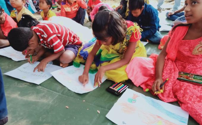 Children's day celebration by NJW open unit Odisha India