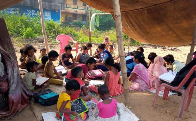 Morning classes by Rangers of NJW open unit odisha