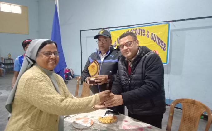  भारत स्काउट और गाइड के प्रथम सोपान और तृतीय सोपान का समापन सह दीक्षांत समारोह मनाया गया।