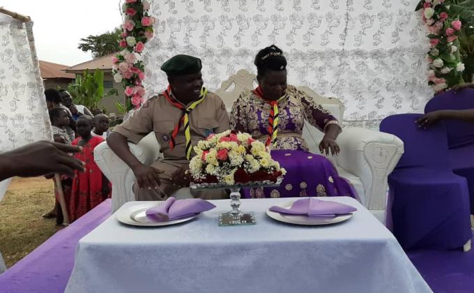 National executive commisioner of Uganda scouts association weds in soroti