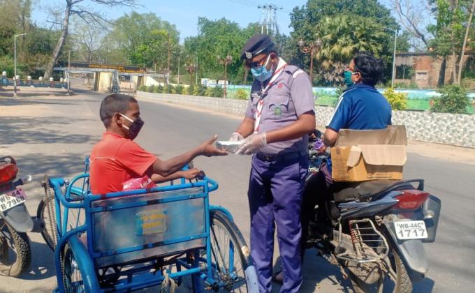 Food Distribution at Asansol by BSG Domohani Group