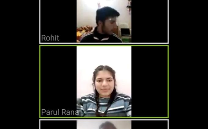 Online meeting against Corona