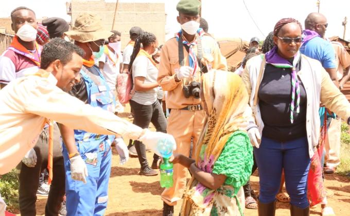 Kenya Scouts joins in the fight againist Covid -19