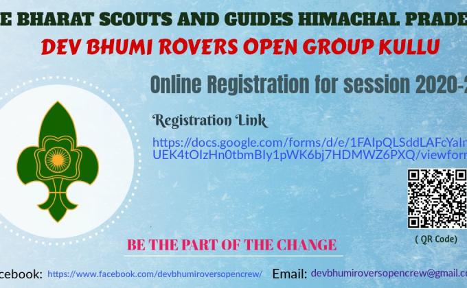 Registration of Dev Bhumi Rovers Open Group, Kullu has been Satrted