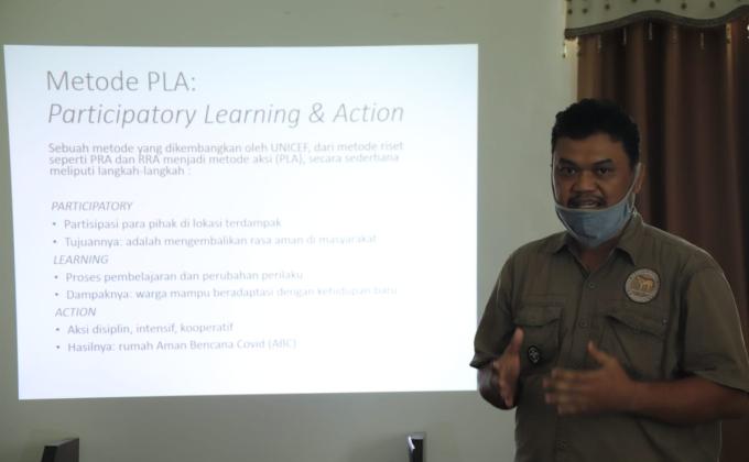 A WOSM Consultant Prepare PLA for Covid Risk Reduction in Indonesia